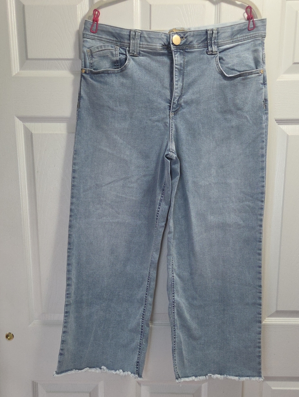 Democracy Ab Solution Crop Wide Leg Jeanw